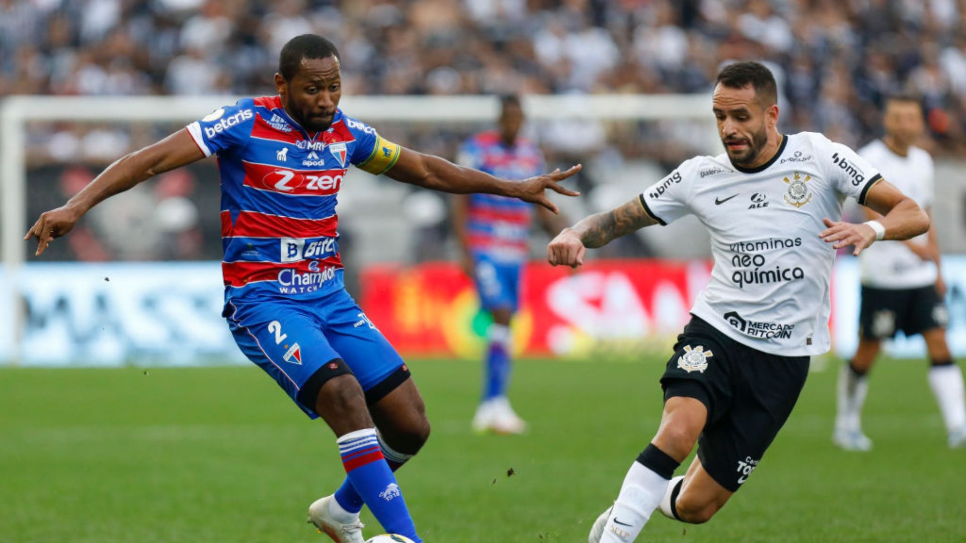 Fortaleza x Corinthians em campo pelo Brasileirão - GettyImages