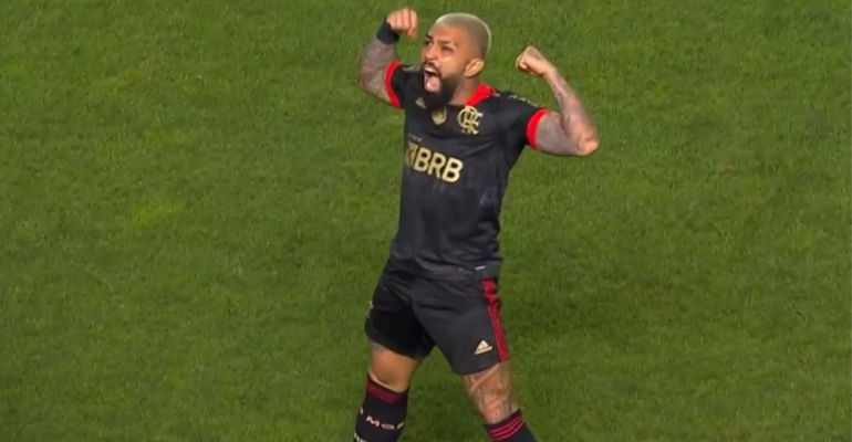 Gabigol acaba com Santos e Flamengo vence por 4 a 0 - Transmissão / Premiere FC
