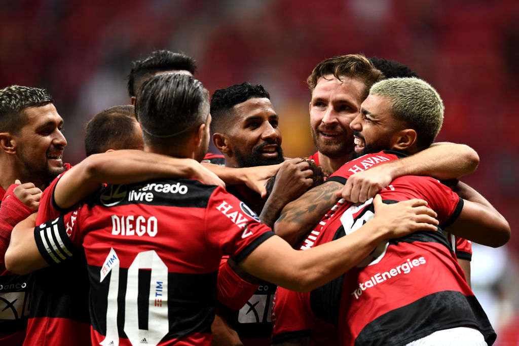 Com dois de Gabigol, Flamengo goleia Olimpia novamente e avança à semifinal da Libertadores - GettyImages
