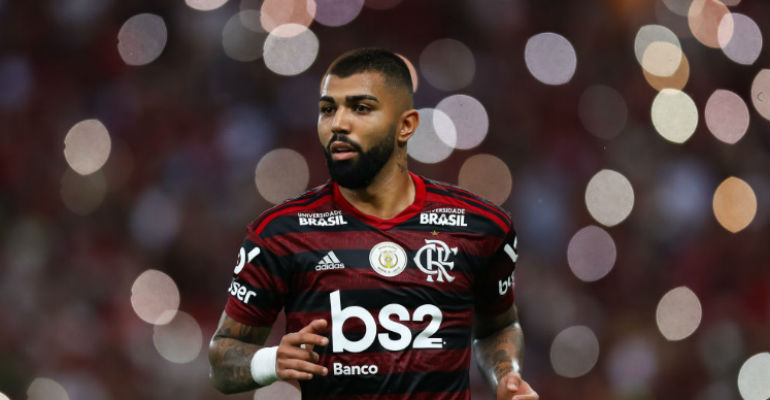 Gabigol cumpre suspensão por expulsão na final da Libertadores - GettyImages