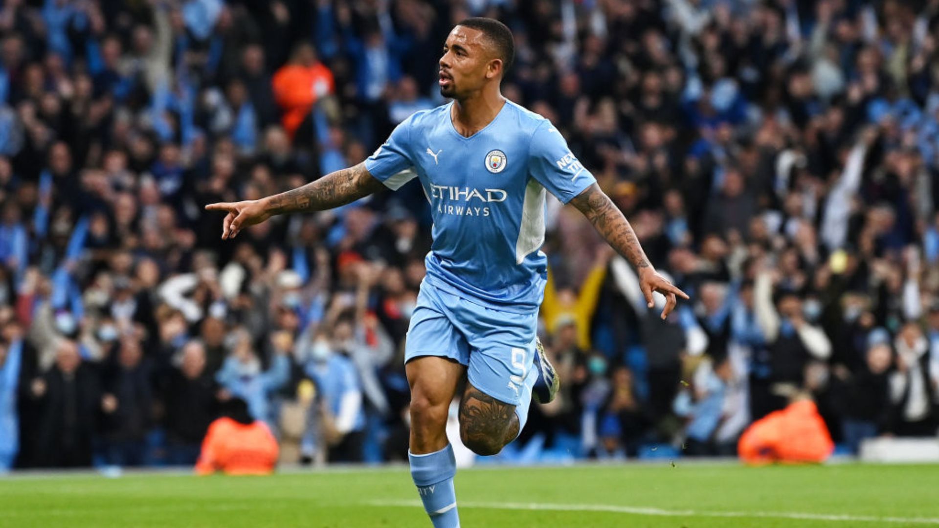 Gabriel Jesus, jogador do Manchester City - GettyImages