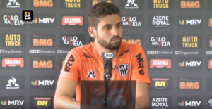 Gabriel vem sendo titular do Galo nesta temporada - Transmissão TV Galo