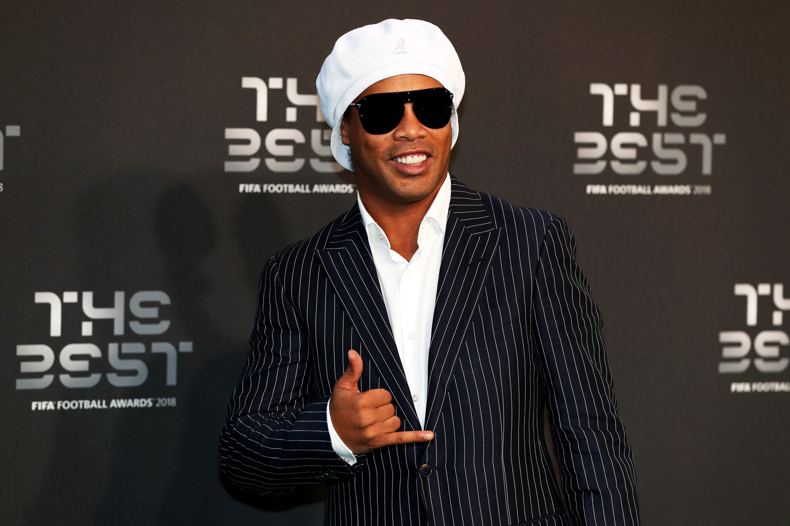 Ronaldinho está preso em Assunção, no Paraguai - GettyImages