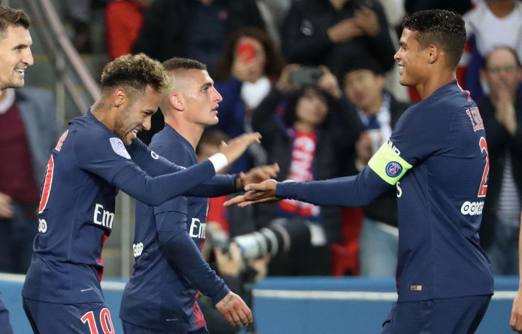 Thiago Silva e Neymar Jr. - GettyImages