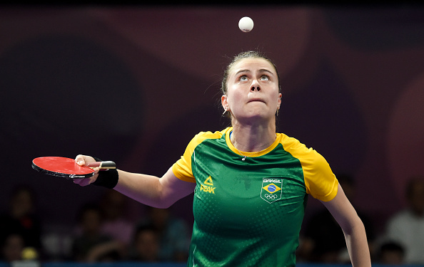 Bruna Takahashi é a primeira brasileira a entrar no Top 50 do tênis de mesa - GettyImages