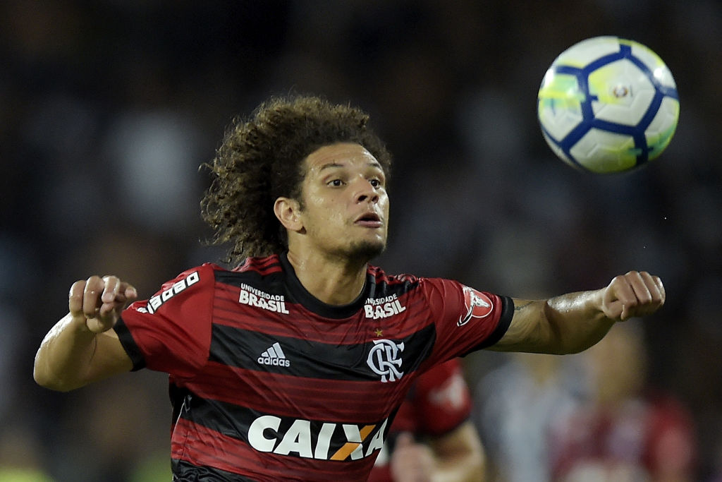 Volante do Flamengo afirmou que passou por momentos de contestação na chegada ao time carioca - GettyImages