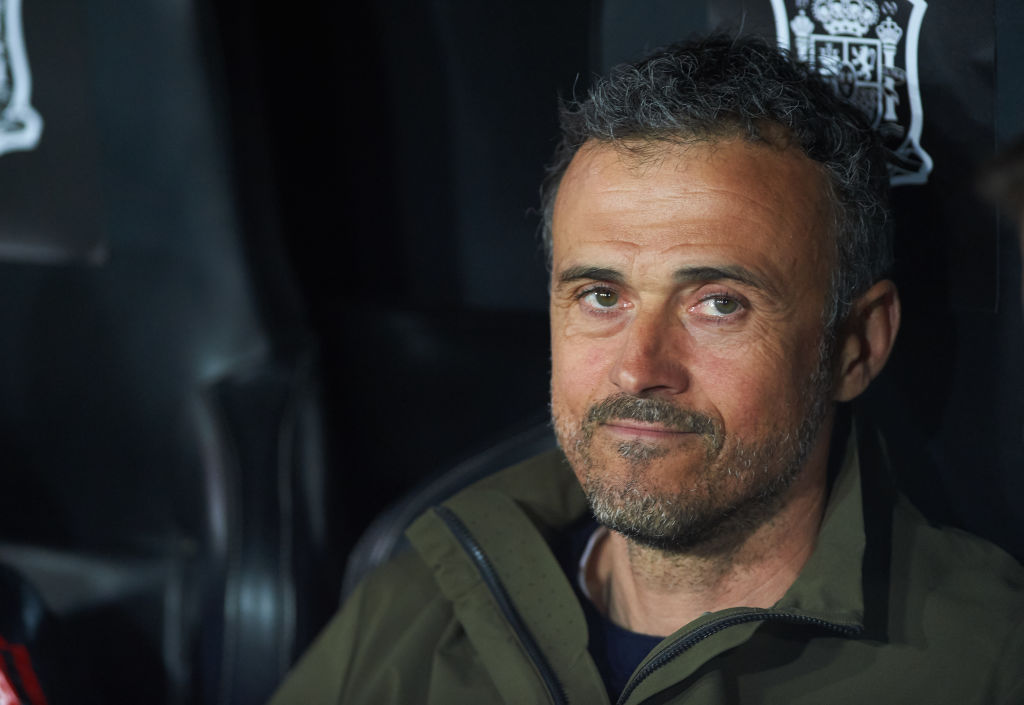 Luis Enrique no comando da Seleção Espanhola - GettyImages