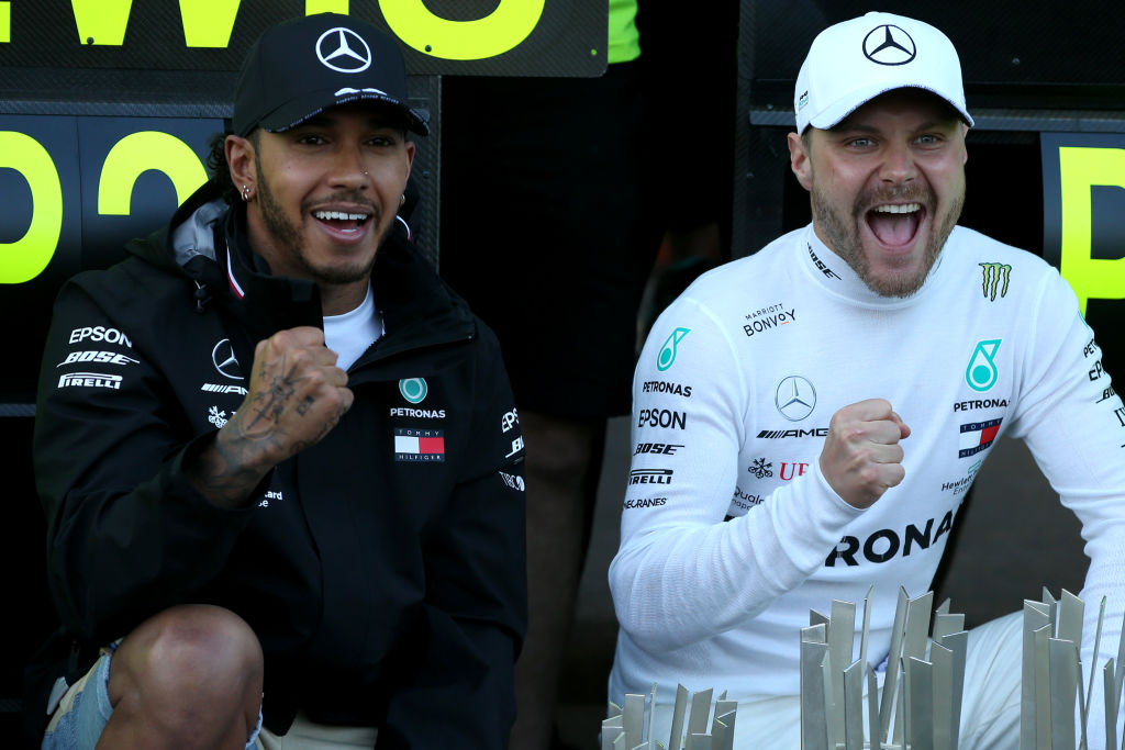 Lewis Hamilton e Bottas protagonizaram a primeira dobradinha da temporada - GettyImages