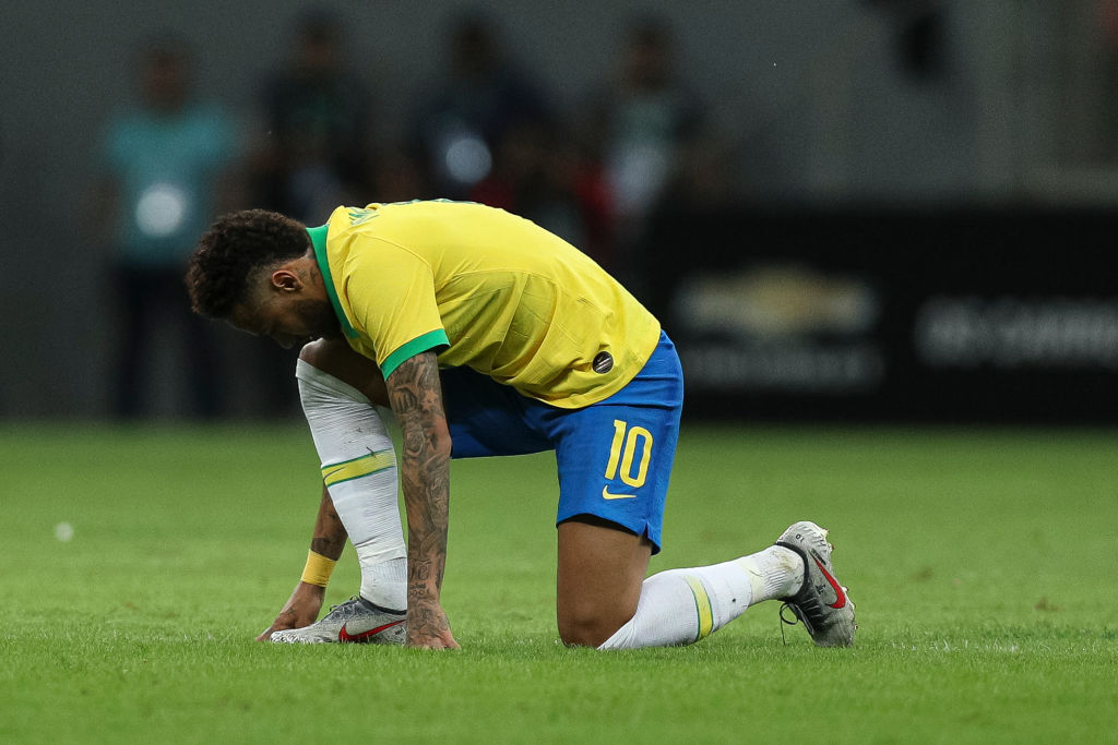 Neymar Jr vem sofrendo com muitas lesões - GettyImages