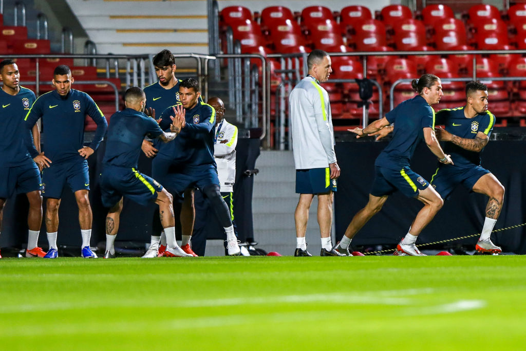 Seleção se apresenta para primeiro treino em Abu Dhabi se preparando para os amistosos - GettyImages