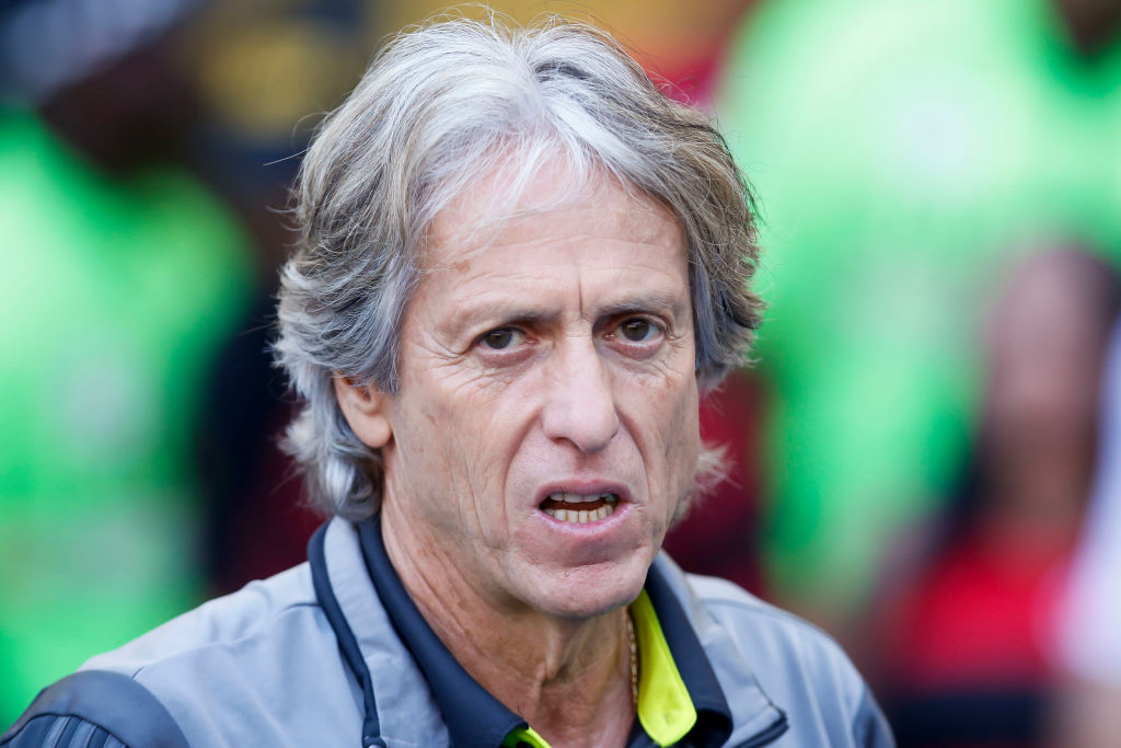 Jorge Jesus foi elogiado por Marcos Braz - GettyImages