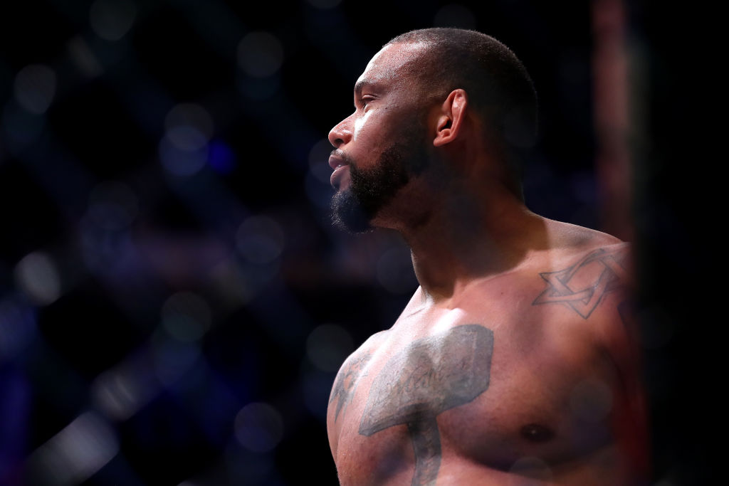 Thiago'Marret' contra Jon Jones, em Las Vegas - GettyImages