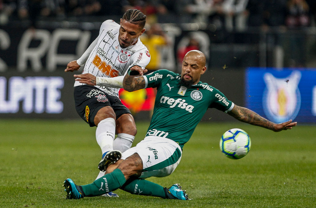 Corinthians e Palmeiras empataram por 1 a 1 no 1º turno - Getty Images