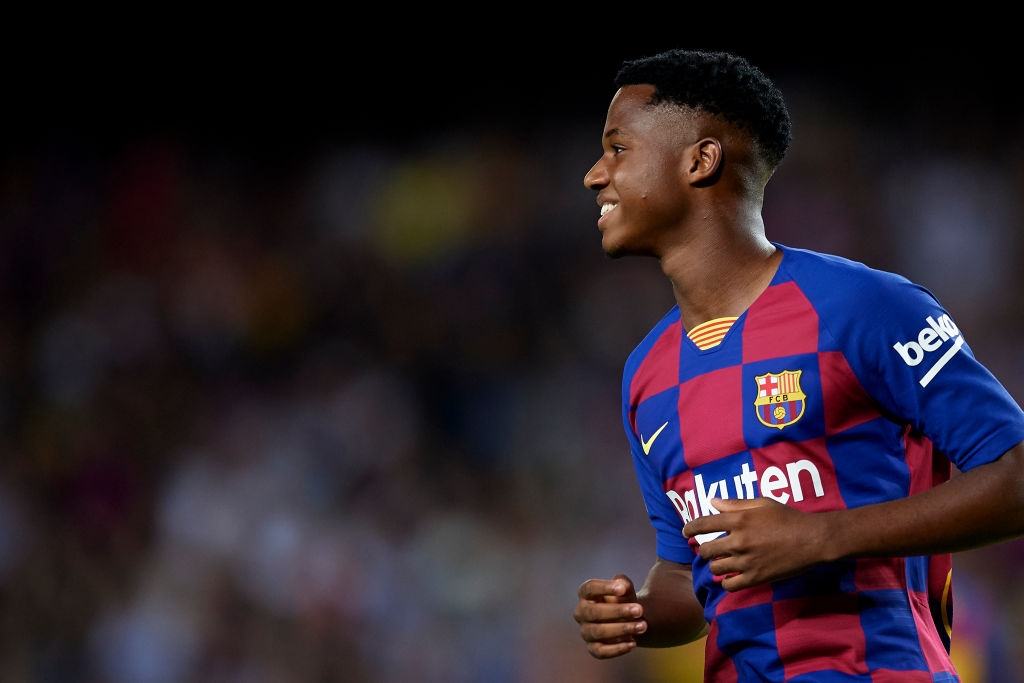 Ansu Fati já marcou cinco gols pelo Barça - GettyImages