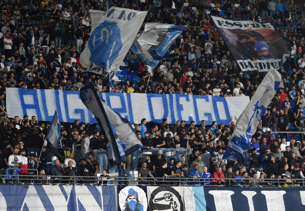 Diego Maradona é o terceiro maior artilheiro da história do Napoli - Getty Images