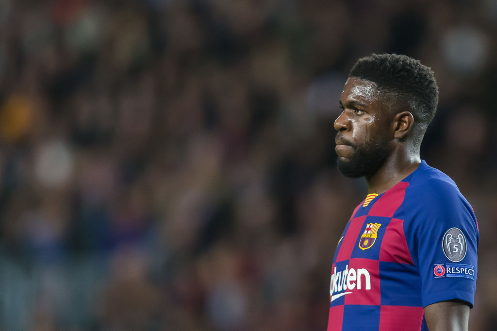 Umtiti em ação com a camisa do Barcelona - GettyImages