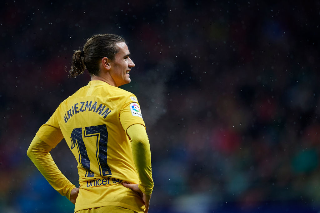 Griezmann foi titular do Barcelona durante os 90 minutos da partida - Getty Images