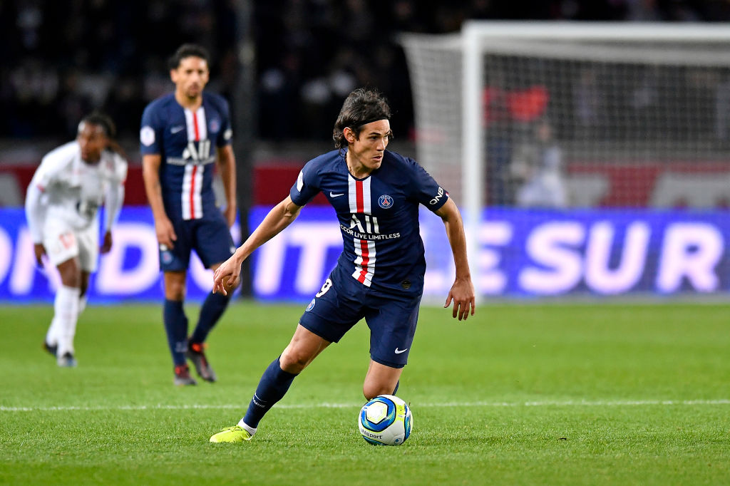 Cavani hoje é o maior artilheiro do PSG, com 196 gols - Getty Images