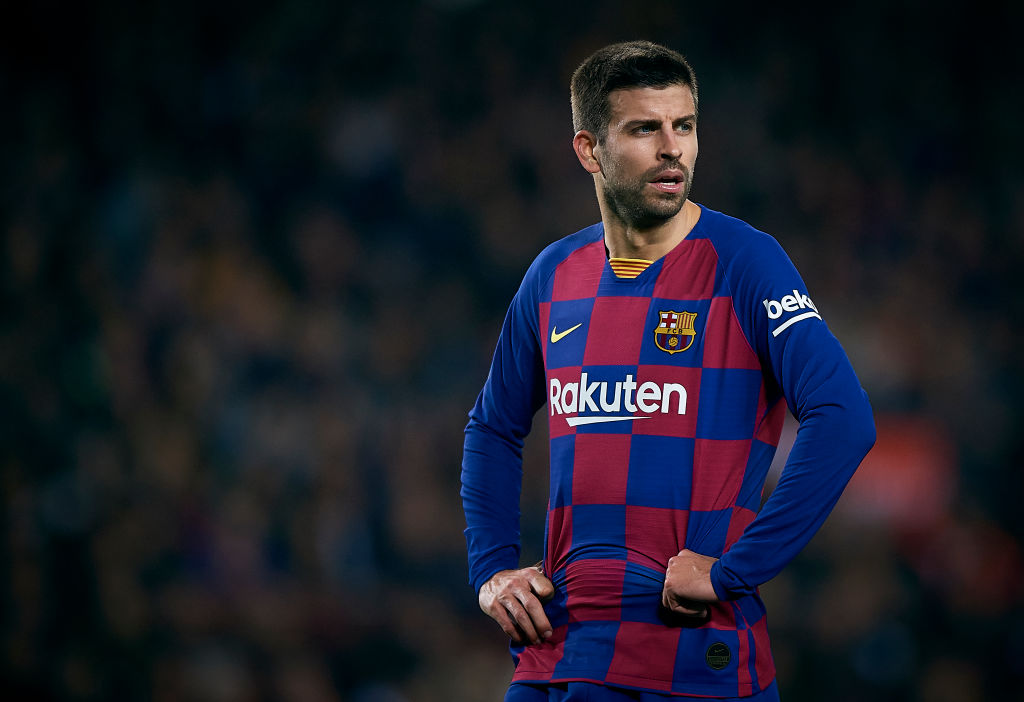 Piqué leva os filhos ao jogo do Barcelona - Getty Images
