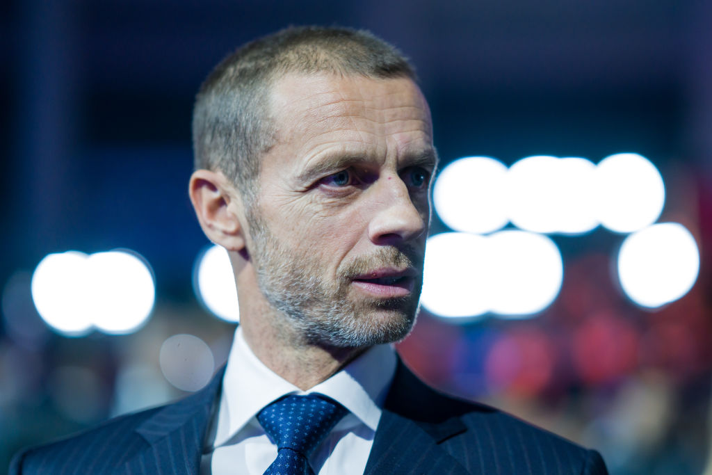 Ceferin é presidente da UEFA desde 2016 - Getty Images