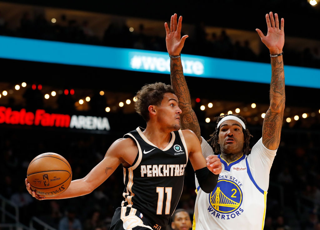 Atlanta Hawks x Golden State Warriors, em dezembro - GettyImages
