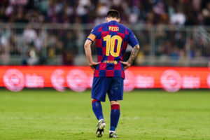 Lionel Messi se decepciona com o time após derrota - GettyImages