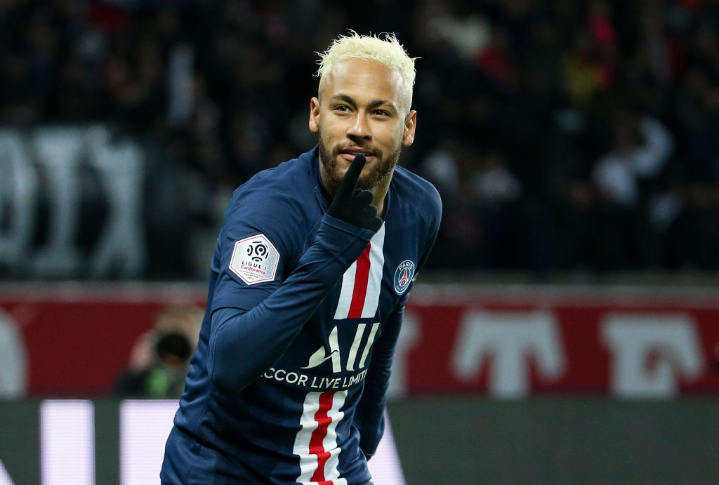 Neymar Jr comemora gol com hit de Ludmilla - GettyImages