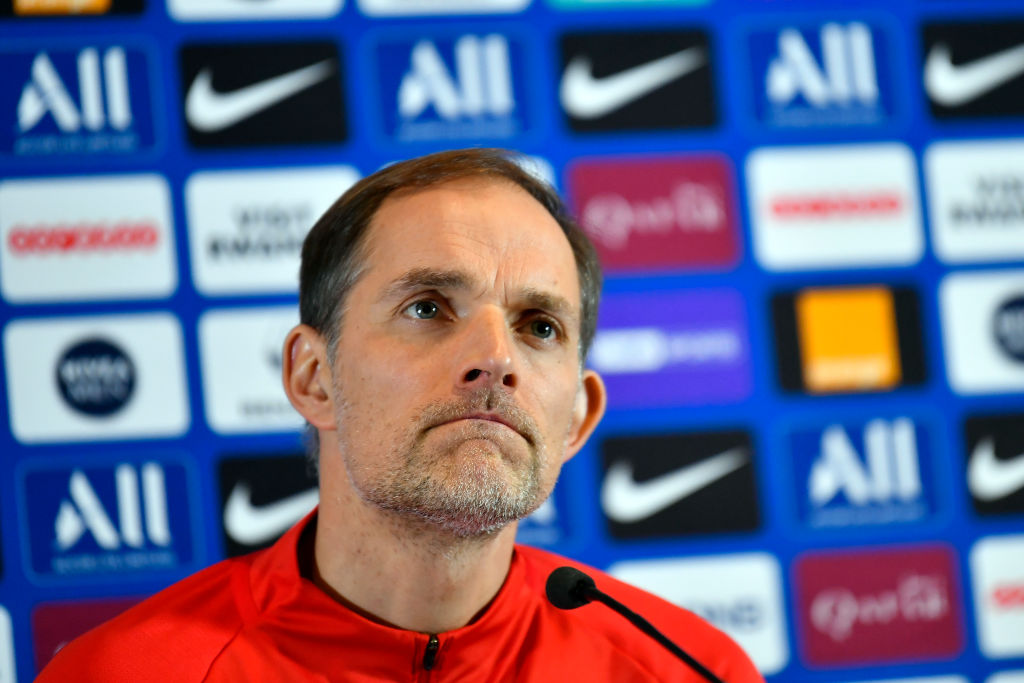 Thomas Tuchel em ação pelo Paris Saint-Germain - GettyImages
