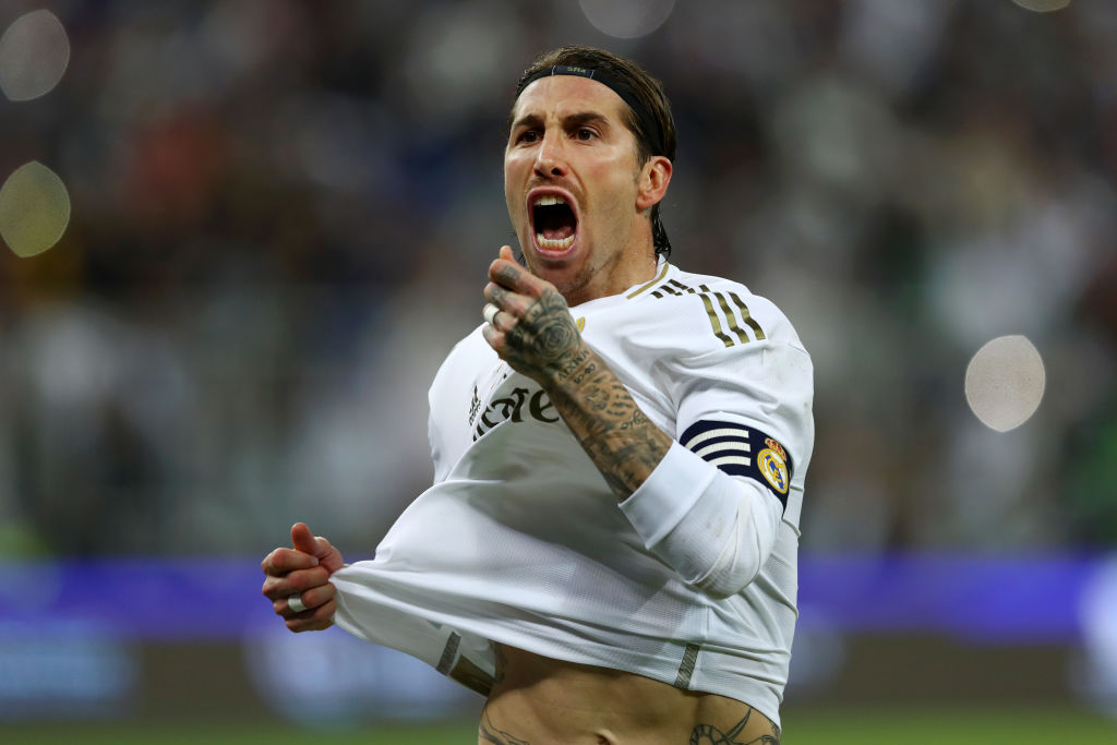 Sergio Ramos chegou aos 100 gols pelo Real Madrid - Getty Images