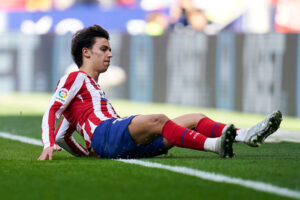 João Félix em ação com a camisa do Atlético de Madrid - GettyImages