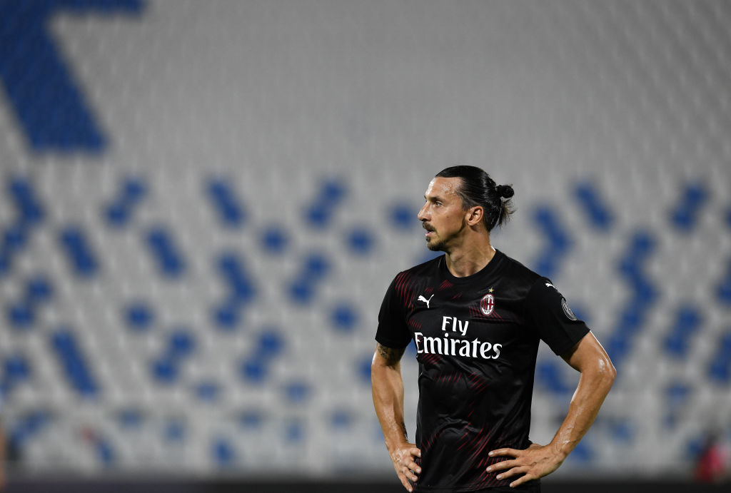 O contrato de Ibrahimovic com o Milan chega ao fim no dia 31 de agosto - Getty Images