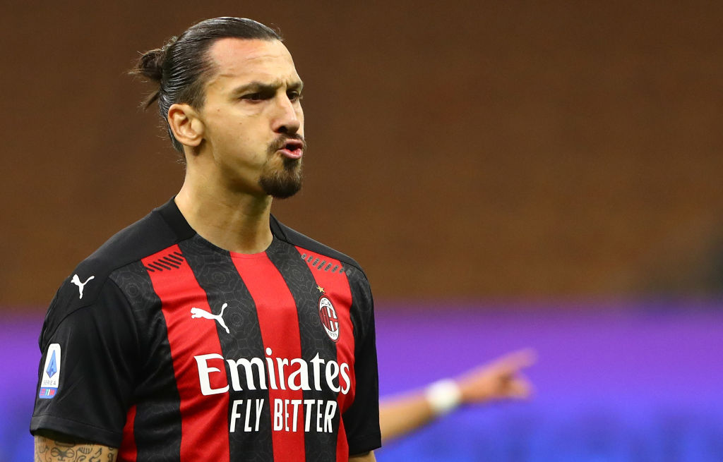 Ibrahimovic em ação pelo Milan - GettyImages