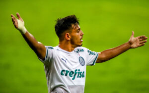 Gabriel Menino, volante do Palmeiras - GettyImages