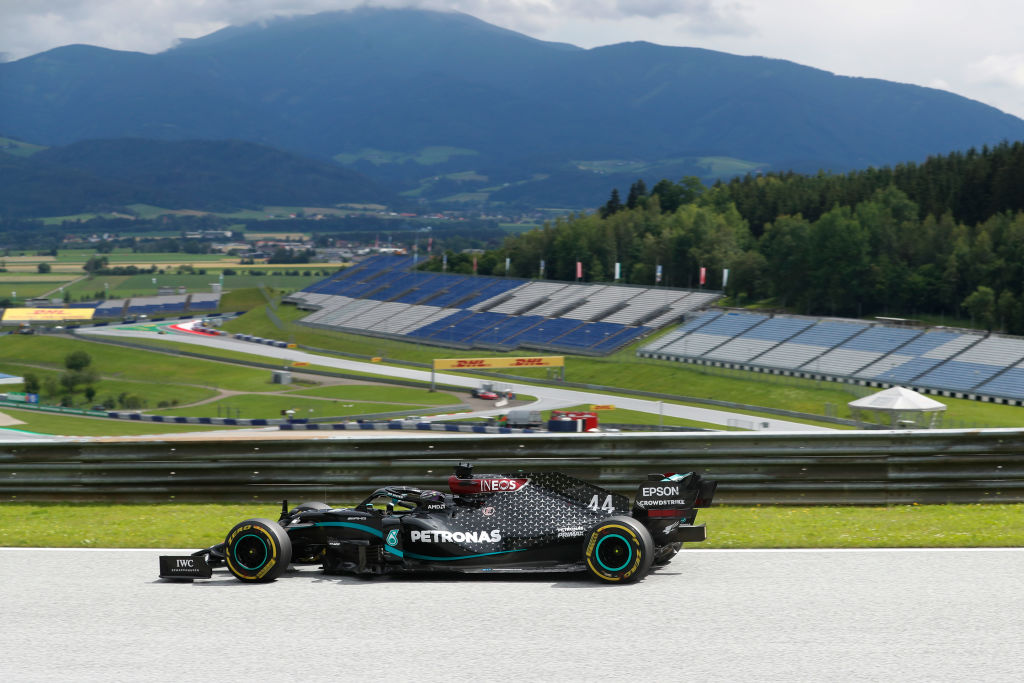 Com melhor tempo do dia, Hamilton domina segundo treino do GP da Áustria - GettyImages