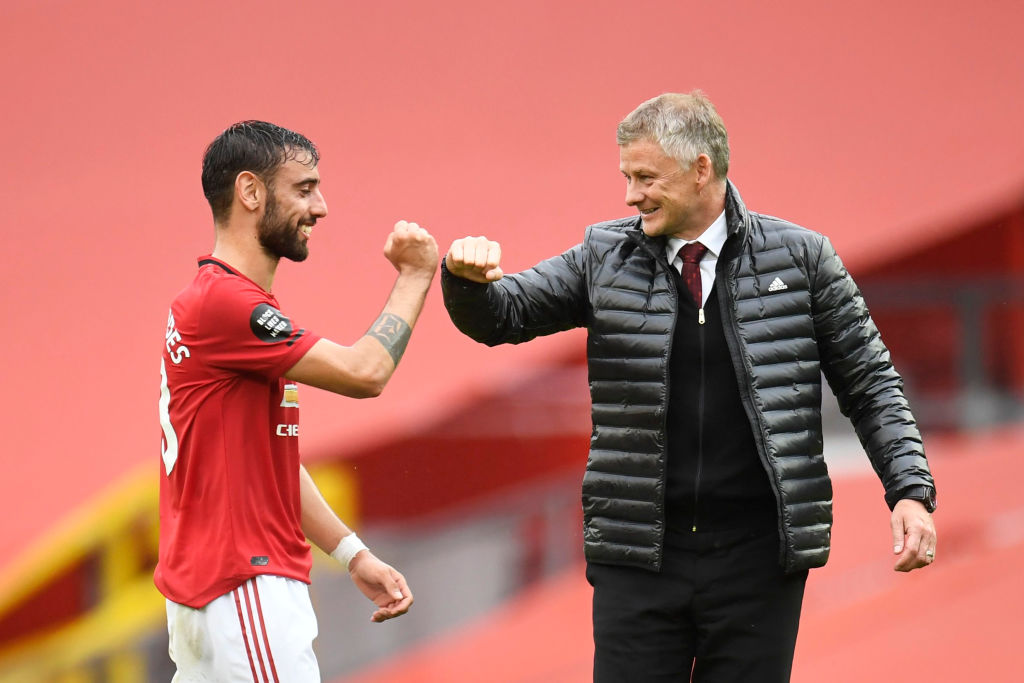 Pelo segundo mês seguido, Bruno Fernandes é eleito o melhor jogador da Premier League - GettyImages