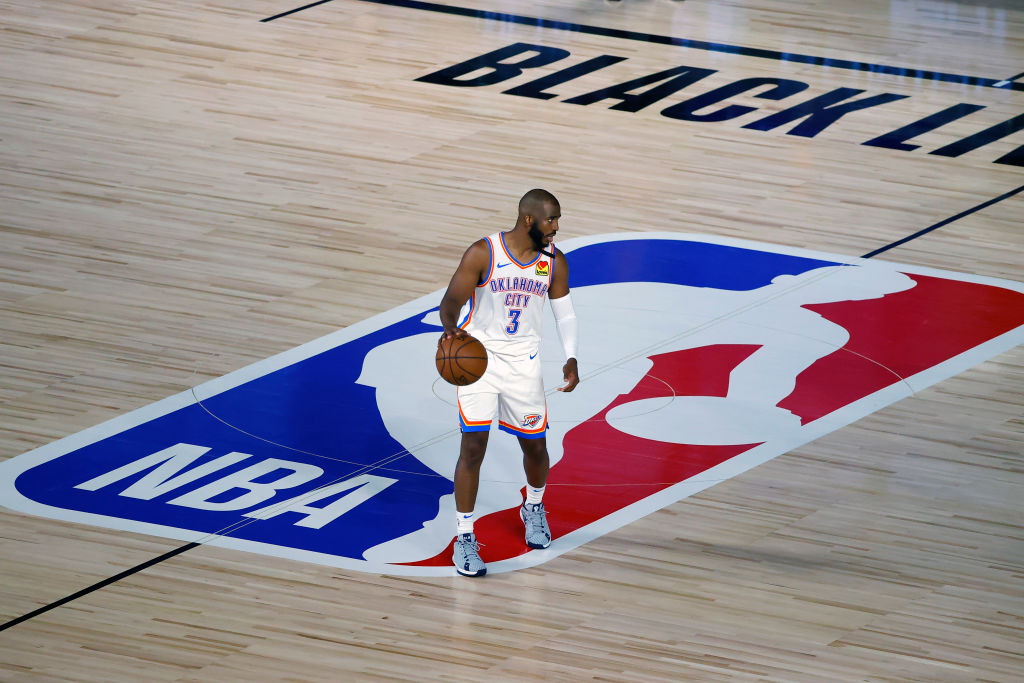 Chirs Paul em ação pelo Oklahoma City Thunder - GettyImages