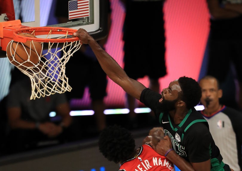 Playoffs da NBA: Jaylen Brown brilha, Celtics dominam Raptors e vencem jogo 5 - GettyImages