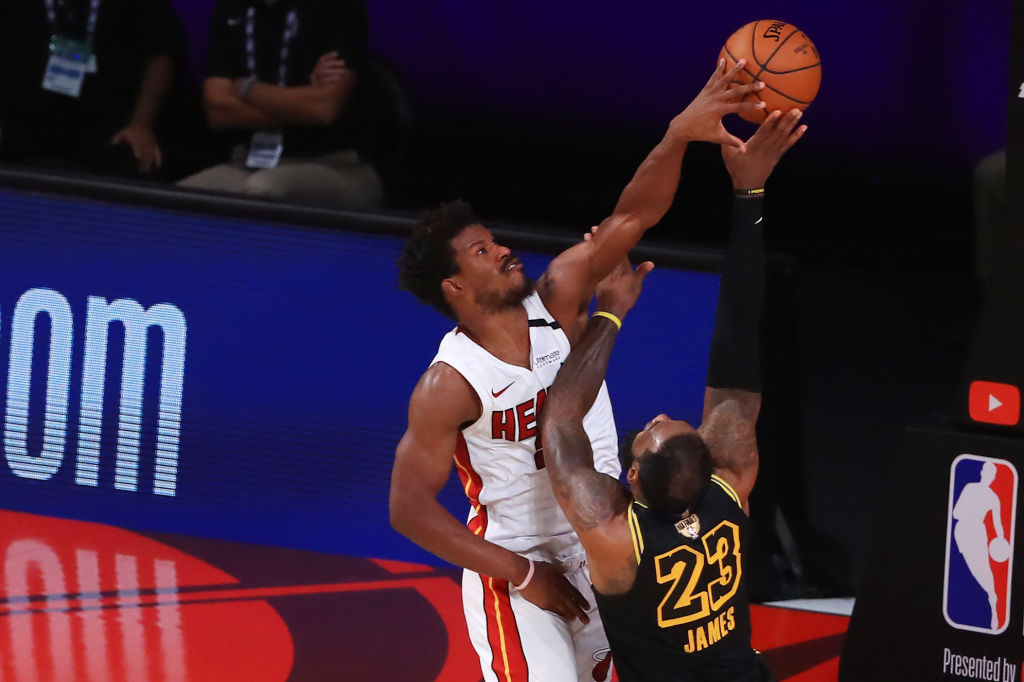 Com triplo-duplo de Butler, Miami Heat vence o Los Angeles Lakers e força jogo 6 das Finais da NBA - GettyImages