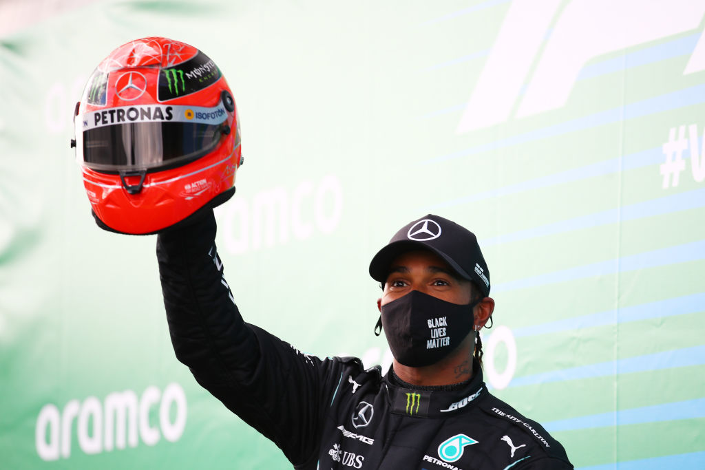 GP de Eifel: Hamilton vence em Nürburgring e iguala recorde de Schumacher - GettyImages