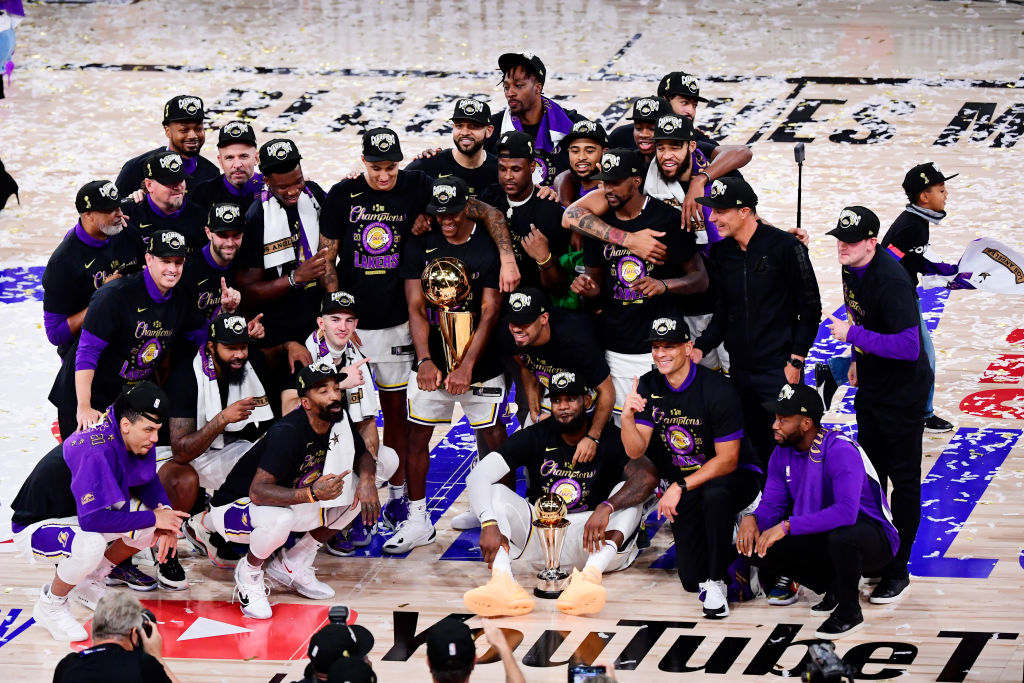 Los Angeles Lakers, atual campeão da NBA - GettyImages