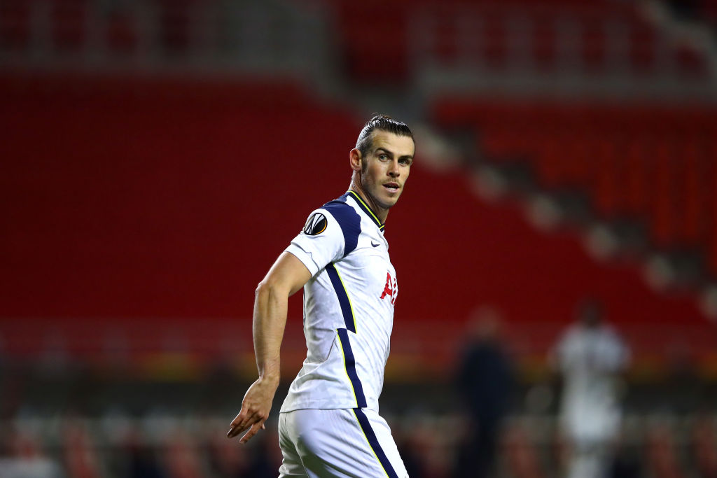 Gareth Bale em ação com a camisa do Tottenham - GettyImages
