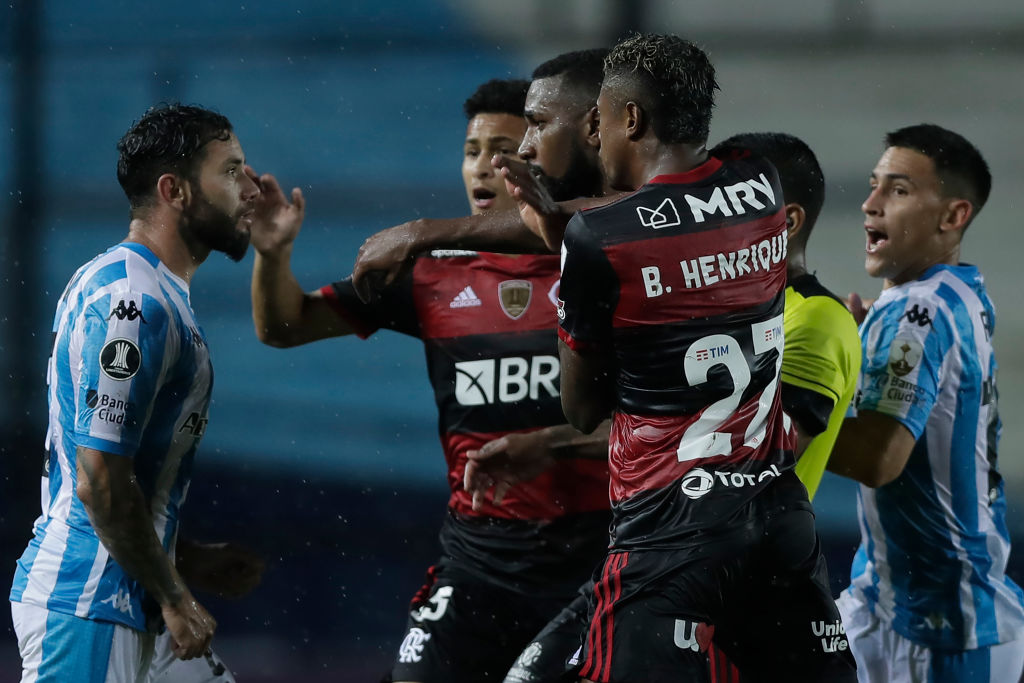 Vibrant Flamengo Supera Expulsão, Segura O Racing E Avança À Final Da Libertadores Scene Art Vibrant Flamengo Supera Expulsão, Segura O Racing E Avança À Final Da Libertadores Scene Art