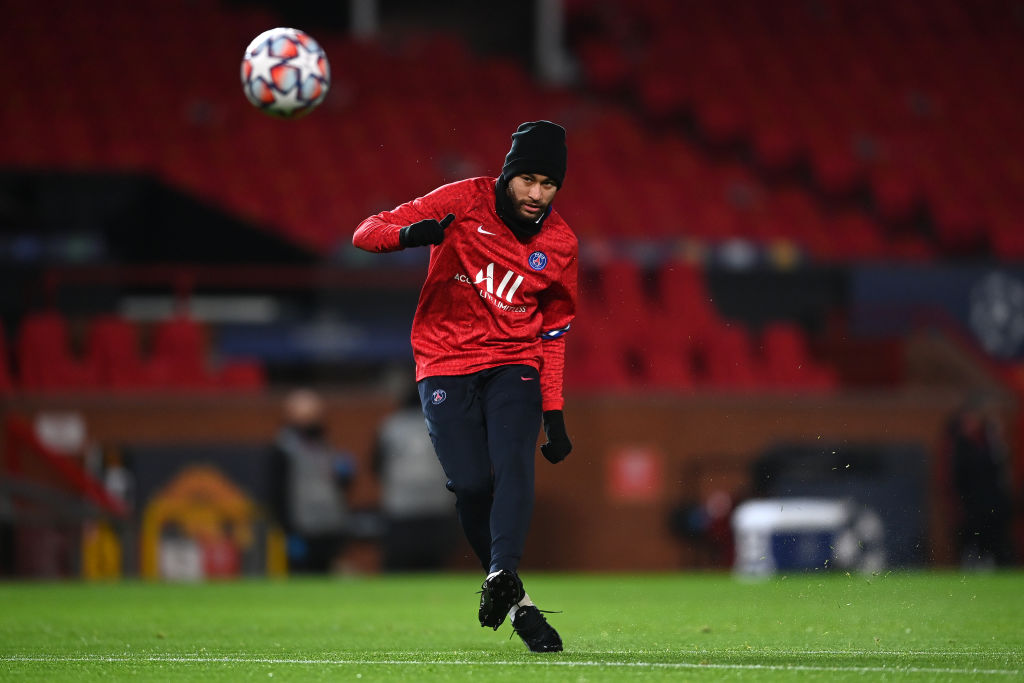 Neymar Jr vira dúvida no PSG para jogo contra o Olympique - GettyImages