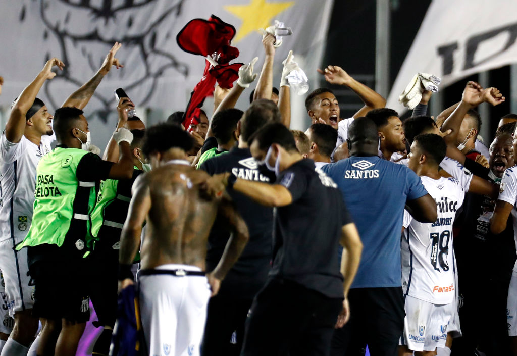 Santos brinca com ‘malas prontas’ de Boca e River para a final da Libertadores - Getty Images
