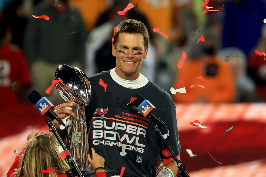 Tom Brady em ação pelo Buccaneers - GettyImages