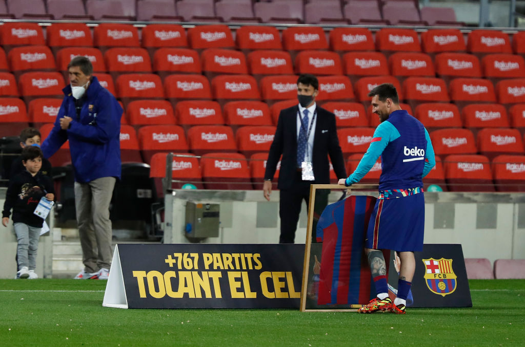 Messi foi homenageado pelo Barcelona - GettyImages