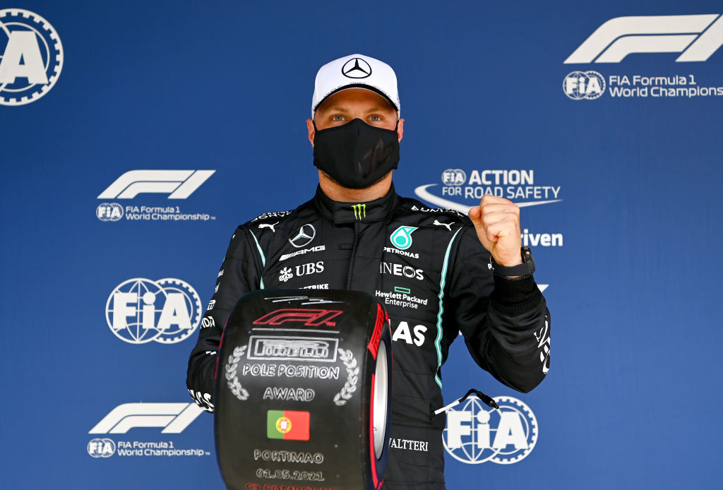 Bottas supera Hamilton e conquista pole position no GP de Portugal - GetyImages