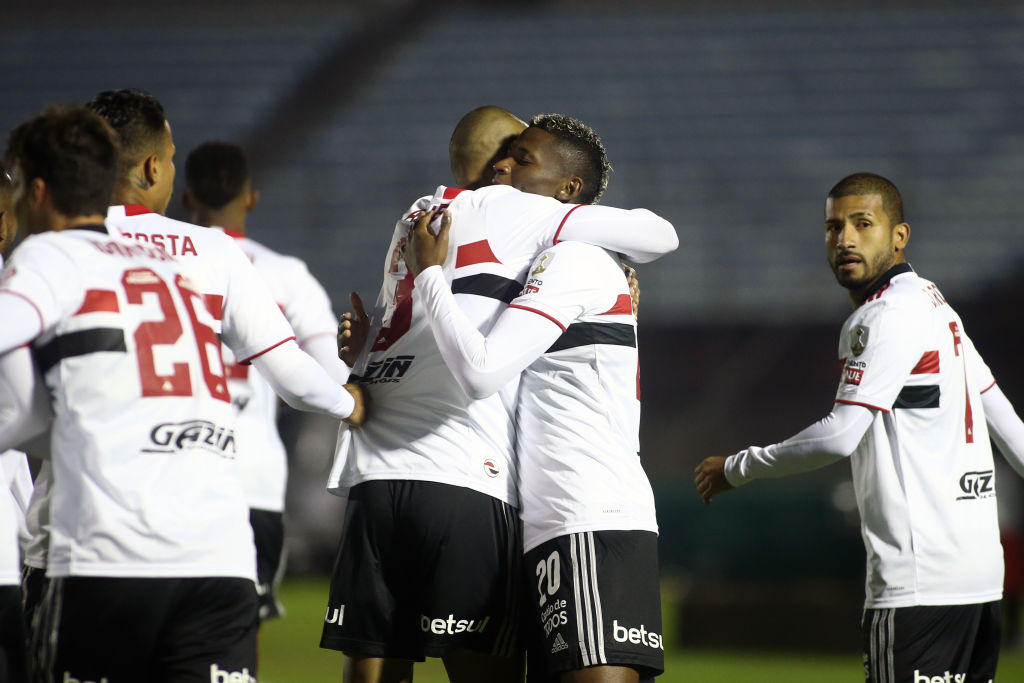 Orejuela marca na estreia, e São Paulo empata com o Rentistas pela Libertadores - GettyImages