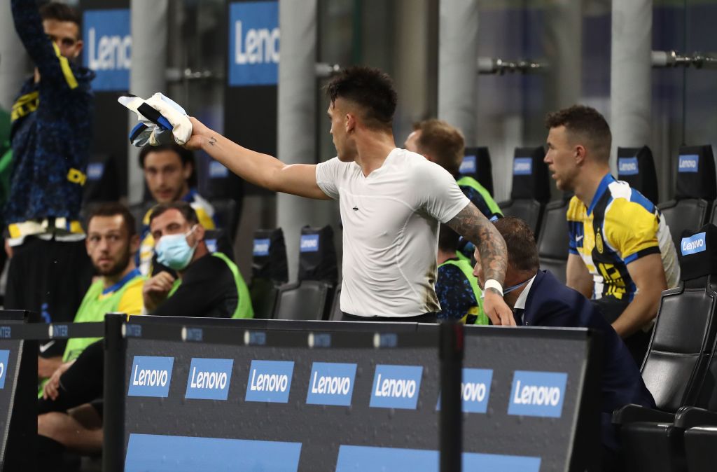 Lautaro se revolta com Conte após substituição - GettyImages
