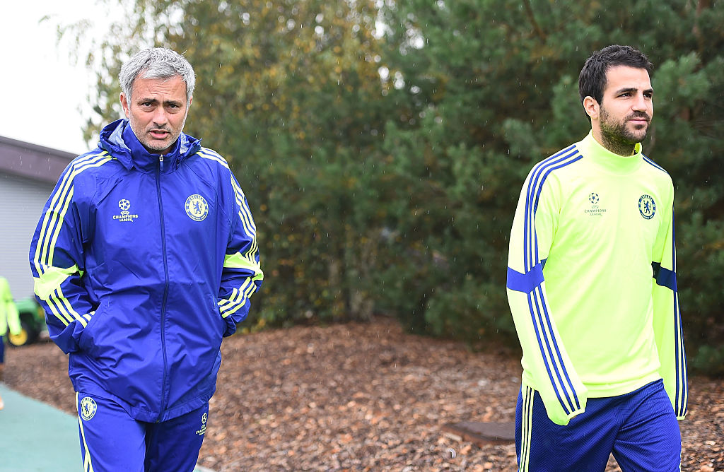 Fàbregas trabalhou com Mourinho no Chelsea e com Guardiola no Barcelona - Getty Images
